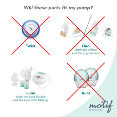 Motif Medical replacement valve for Luna keeps pump functioning during travel.