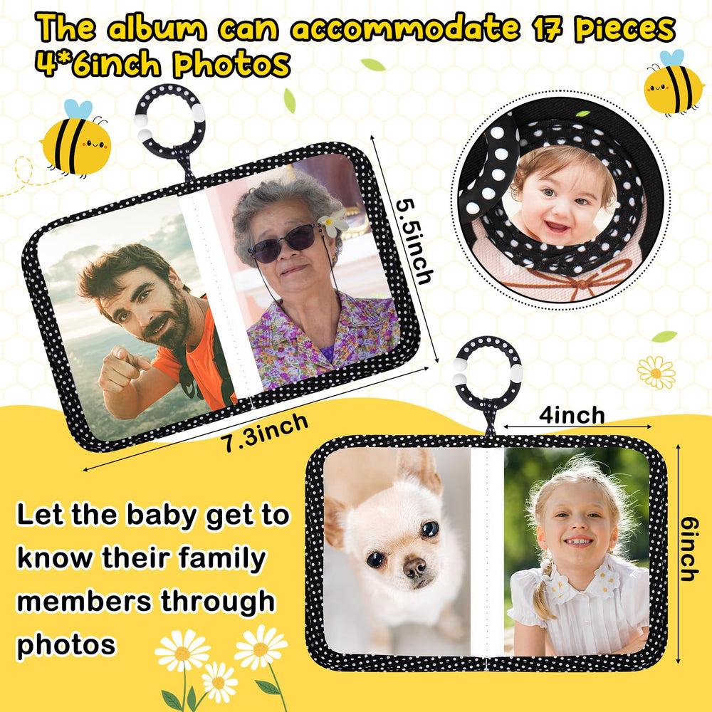 Motiskyy Bee album interior pages for 4x6 photos of family moments