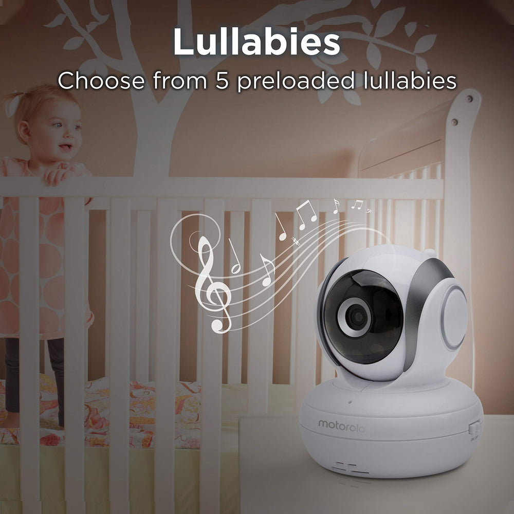 Motorola MBP36S-2 1000ft range supports flexible room placement and parent mobility.