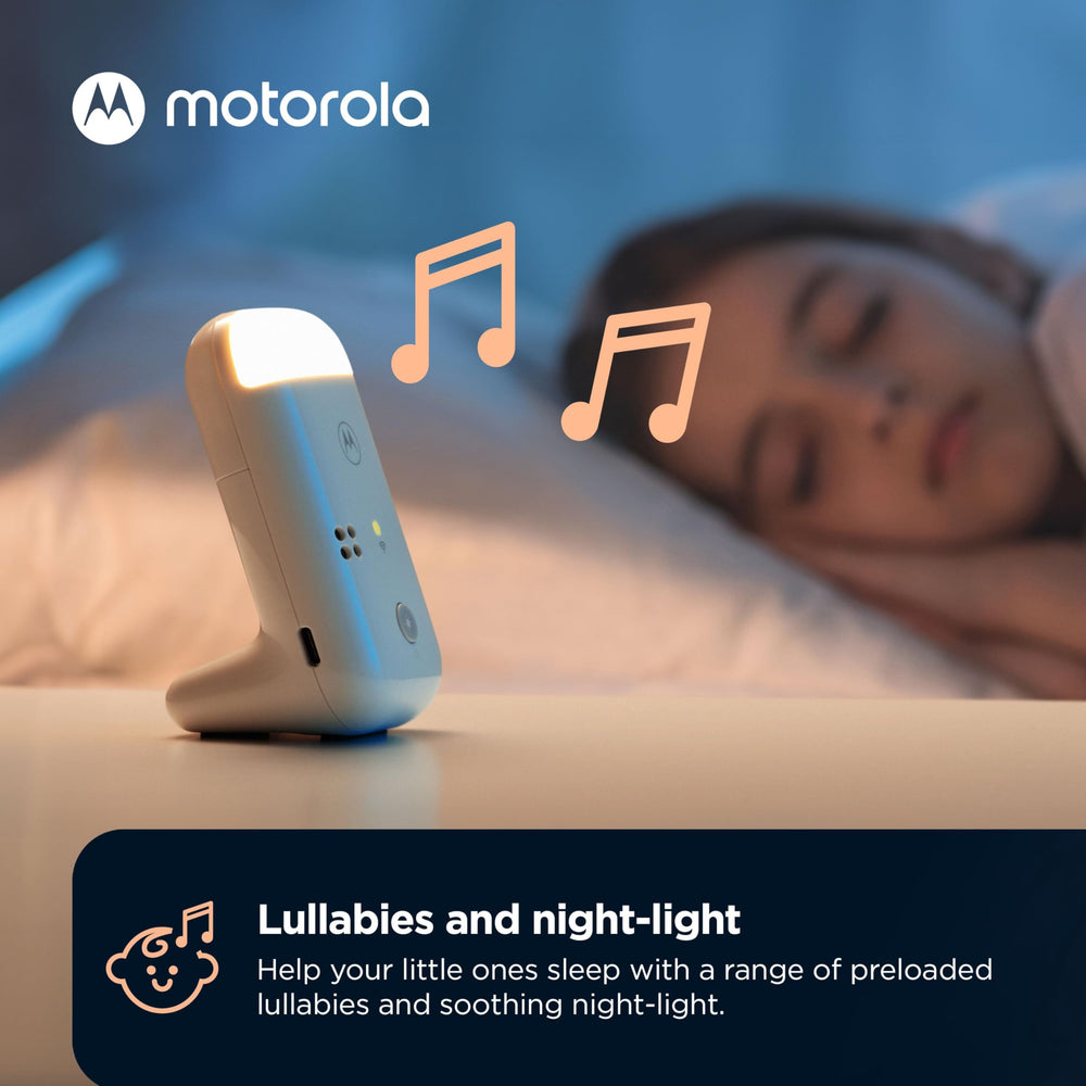 Motorola Nursery 1500 ft range delivers reliable monitoring across floors.