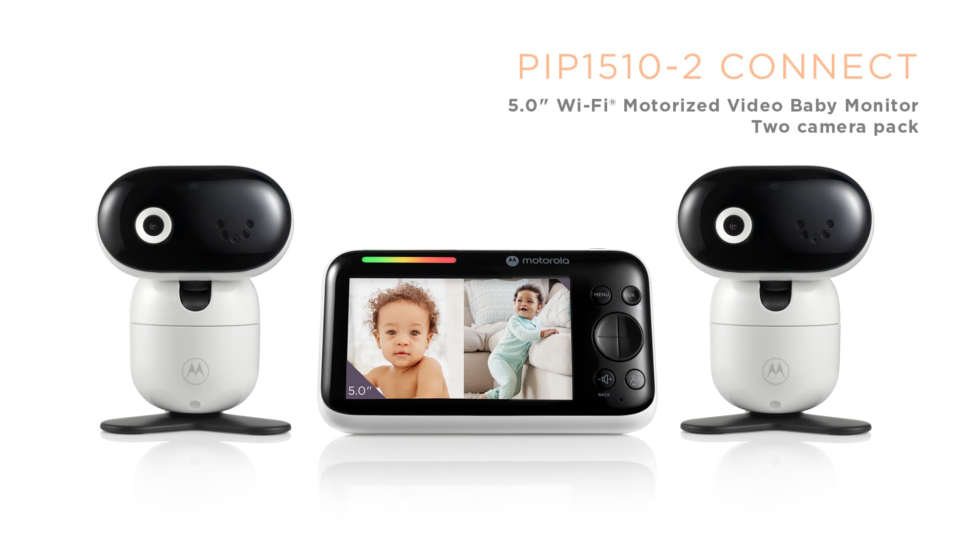 Motorola Nursery lullabies play soothing sounds to help baby relax