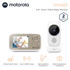 Motorola Nursery monitor 2-way audio to soothe baby remotely