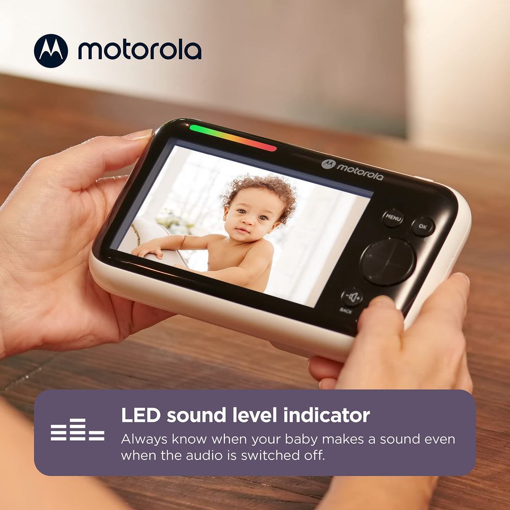 Motorola Nursery monitor zoom and tilt for better framing