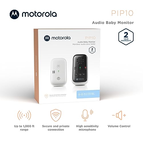 Motorola Nursery PIP10 parent unit portable design for on the go monitoring