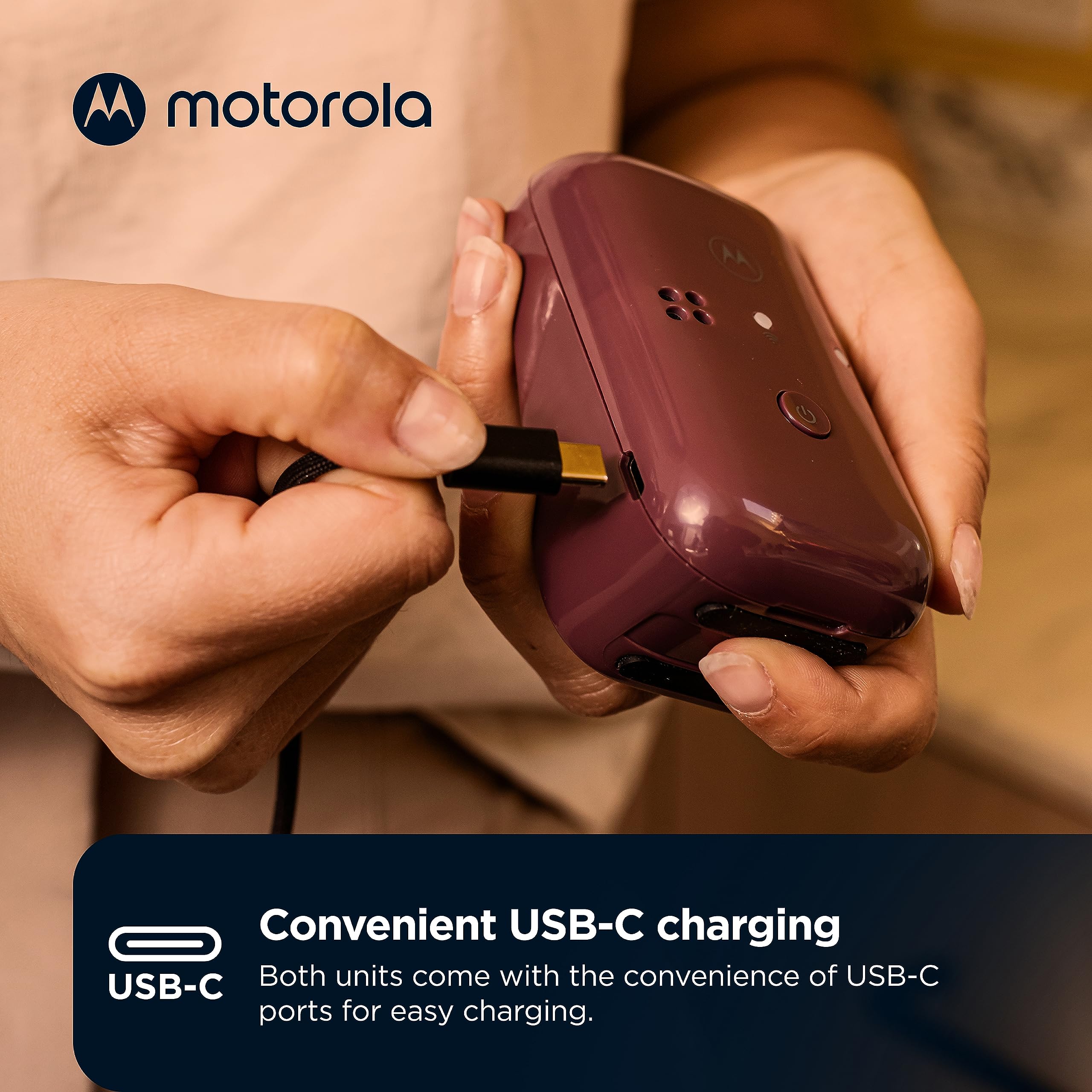 Motorola Nursery PIP12 long-range connection up to 1500 feet in view