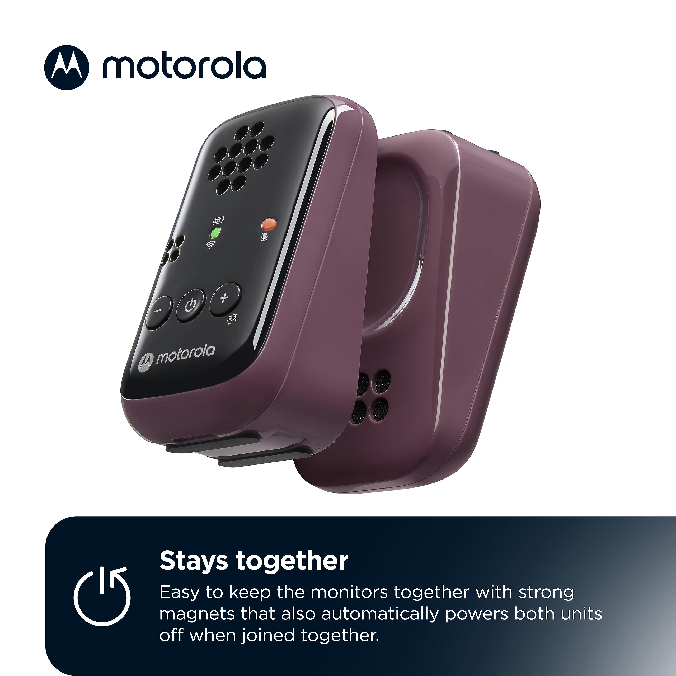 Motorola Nursery PIP12 portable parent unit with intercom for on-the-go checks