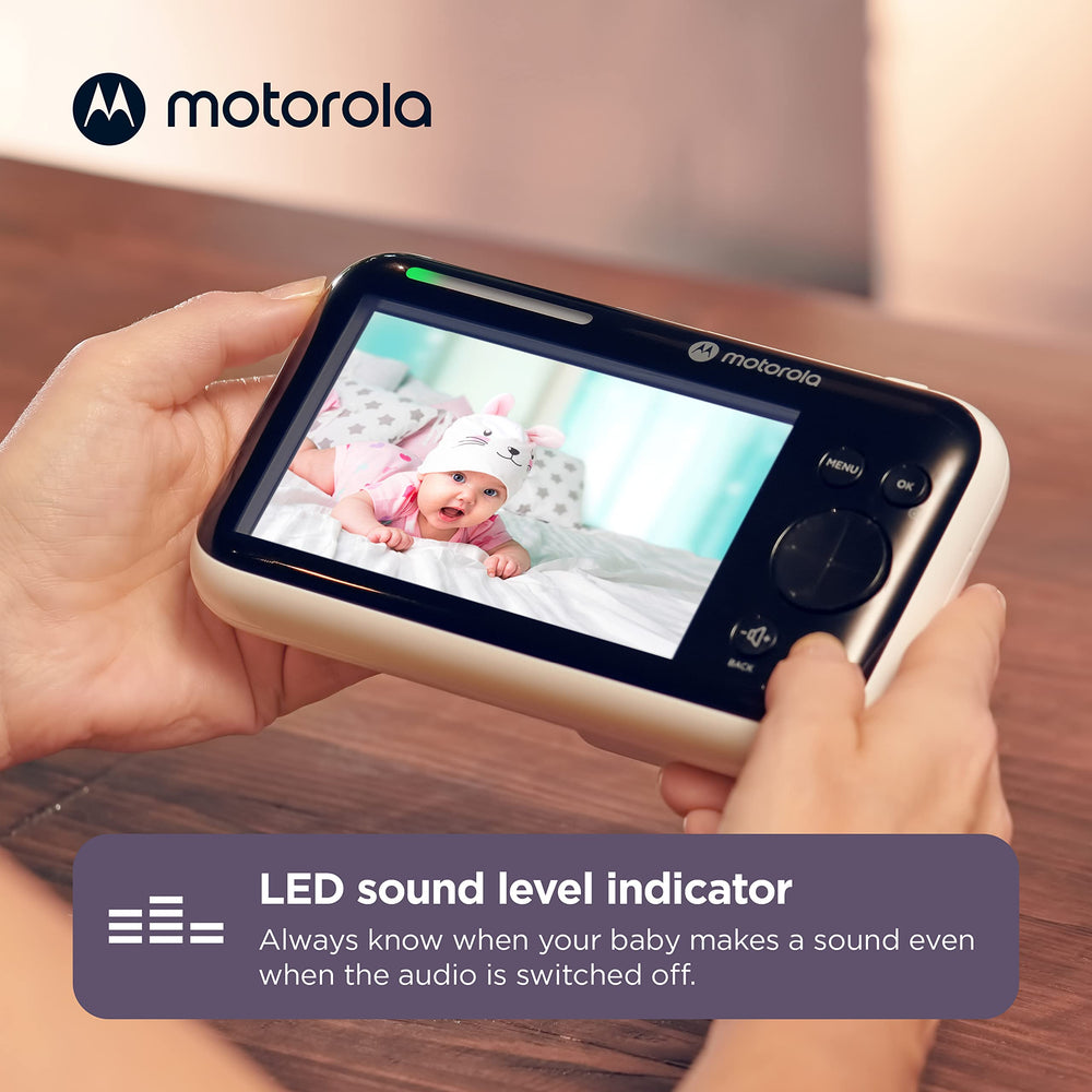 Motorola Nursery PIP1500 wall mount included keeps the nursery camera steady.