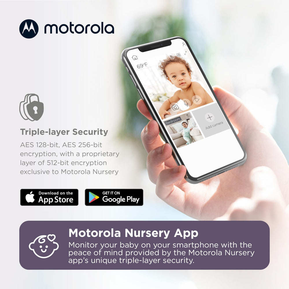 Motorola Nursery temperature sensor helps monitor nursery climate