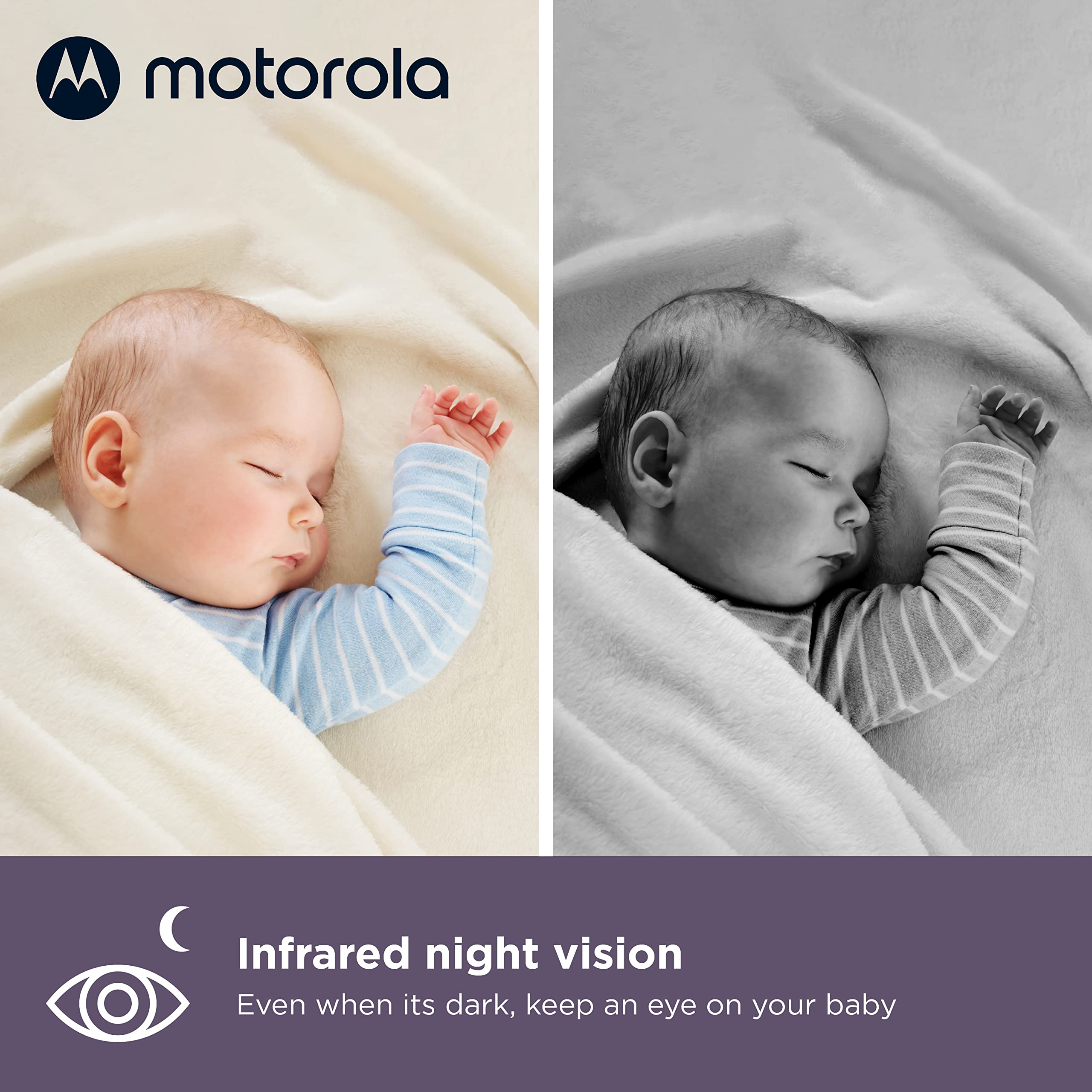 Motorola Nursery VM85-2 temperature sensor helps monitor room climate