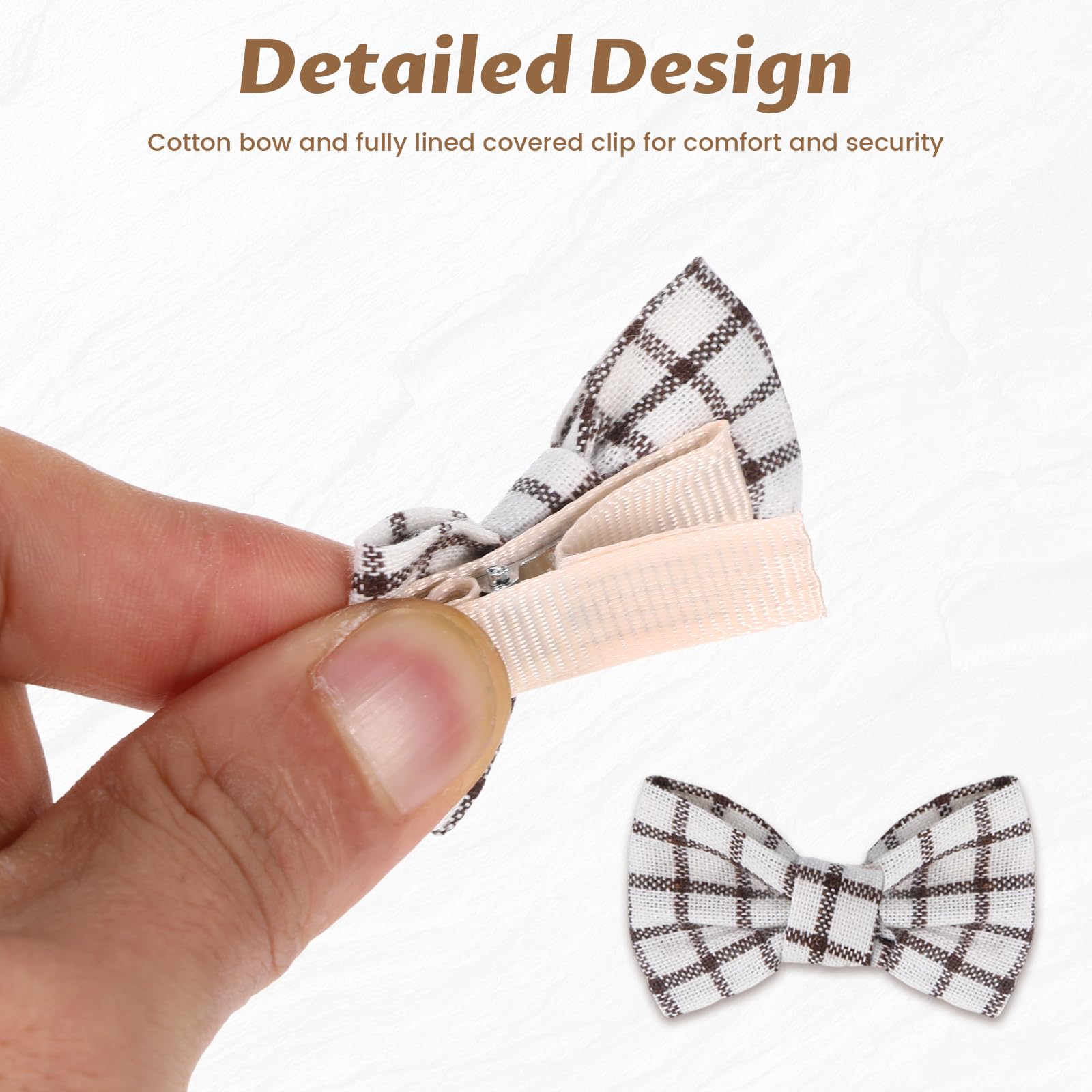 Motthjcw fully-lined alligator clip closeup highlights non-slip grip and hair-friendly design.