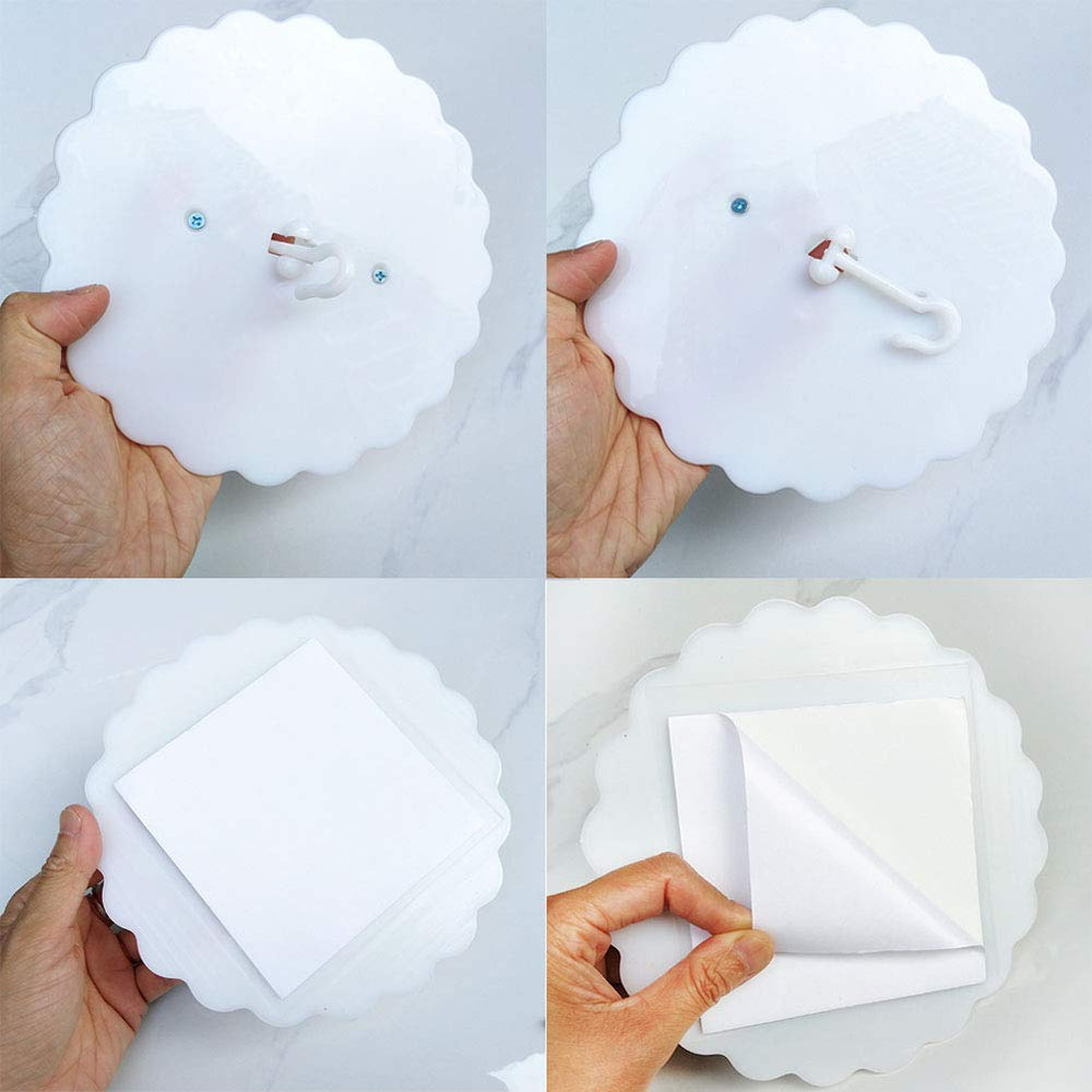 Mou ceiling mosquito-net dome hook 180mm white, ideal for canopy attachments.