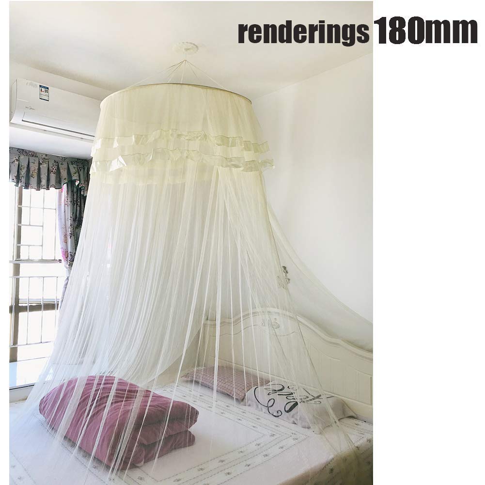 Mou dome net ceiling hook mounted on ceiling as example.