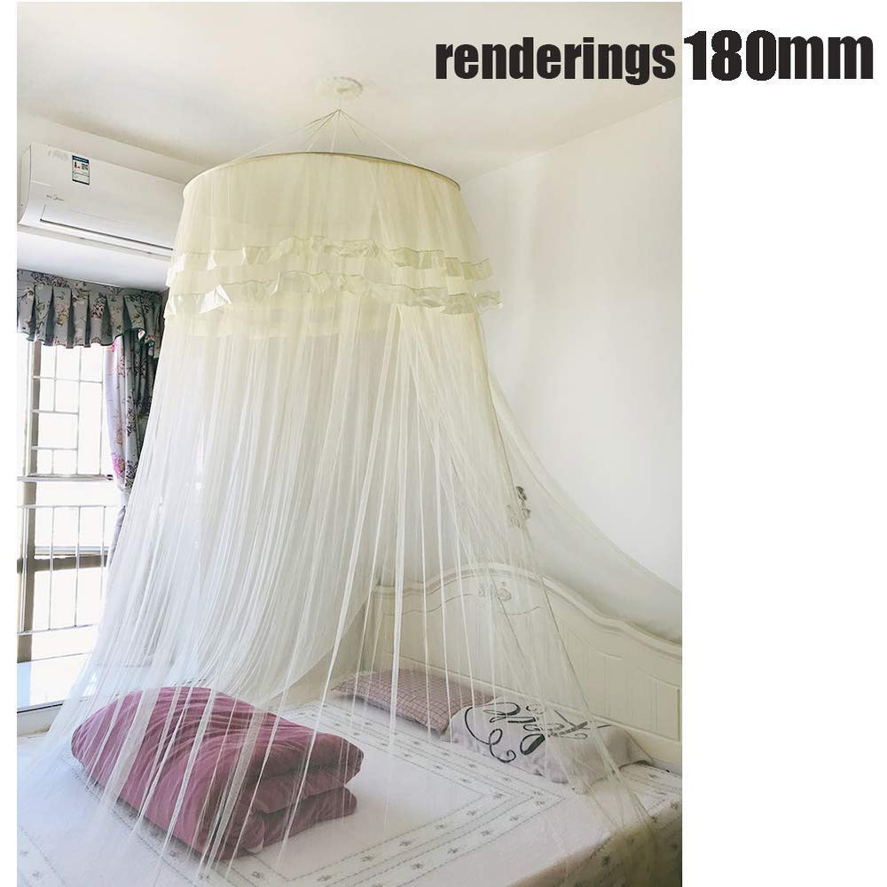 Mou dome net ceiling hook mounted on ceiling as example.