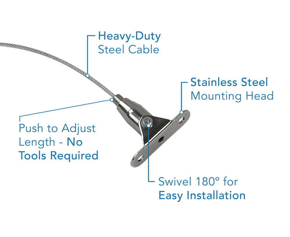 Mount-It! Anti-Tip straps support baby-safe living spaces on furniture.