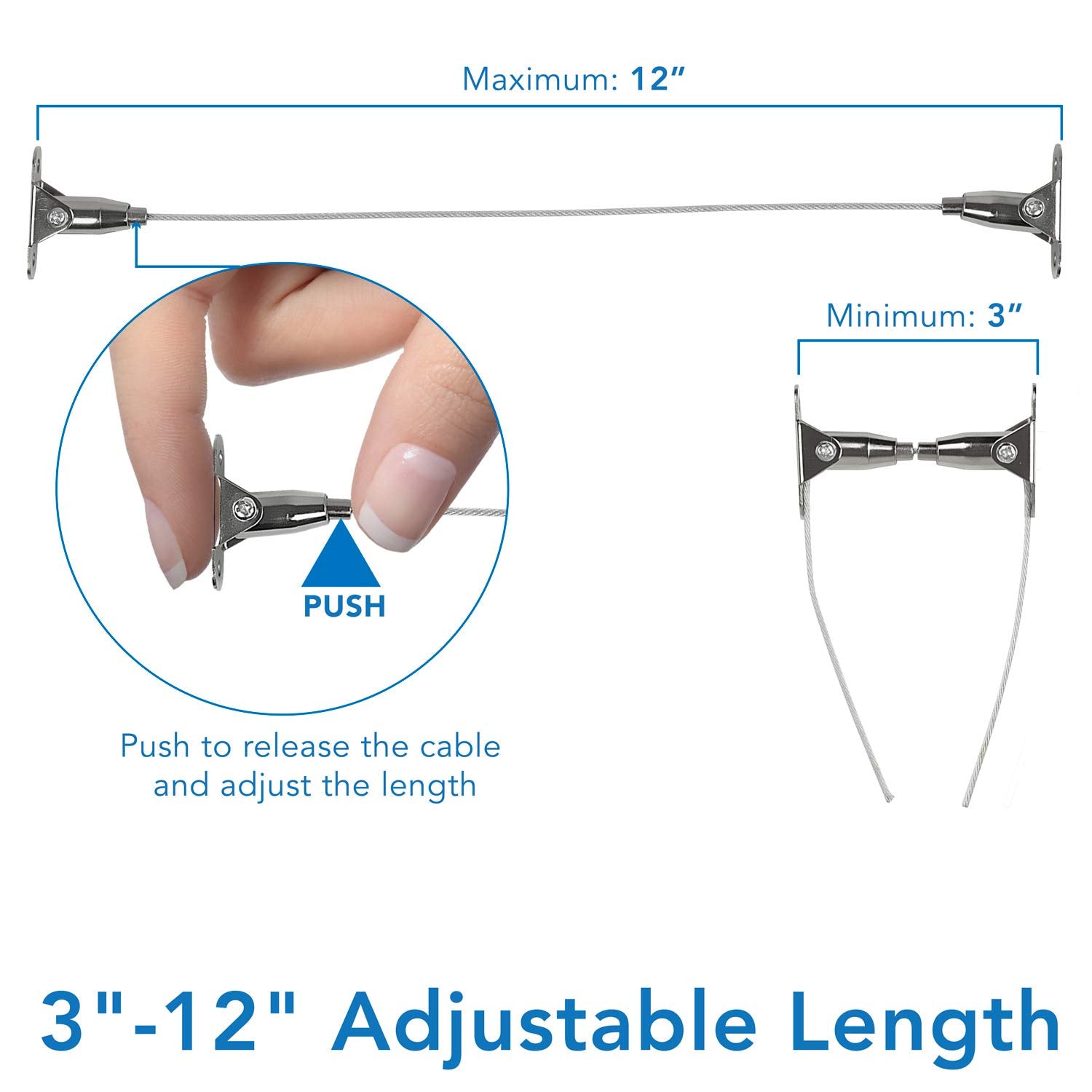 Mount-It! Anti-Tip Anchors provide dependable stability during earthquakes and heavy bumps.
