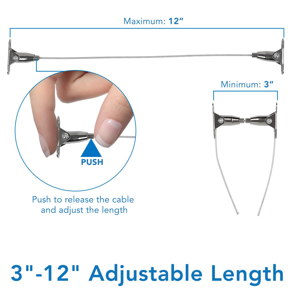 Mount-It! Anti-Tip Anchors provide dependable stability during earthquakes and heavy bumps.
