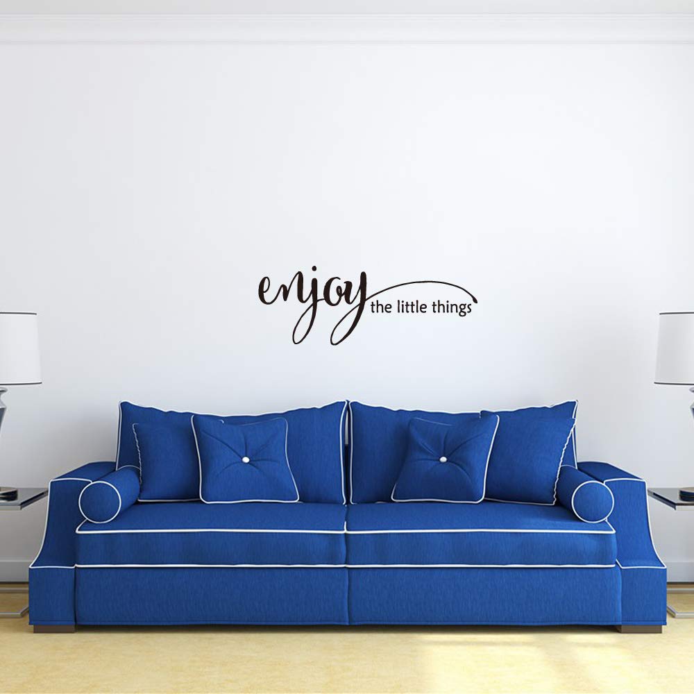 MOVANKRO Enjoy The Little Things vinyl decor for furniture or cars stays smooth and mess-free
