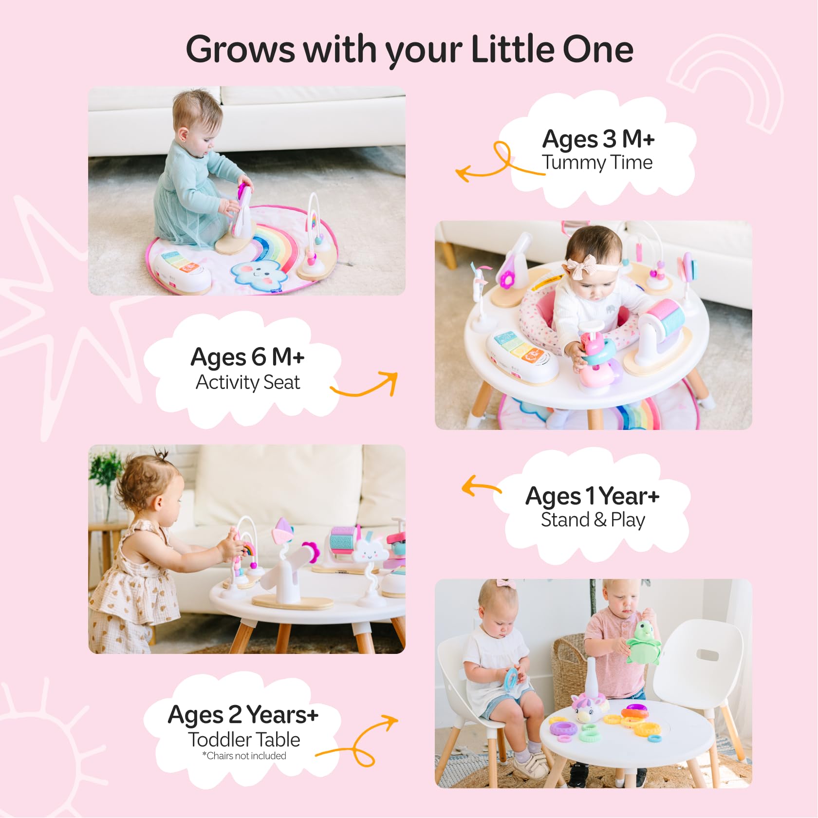 Move2Play removable Montessori toys for sensory exploration and motor practice