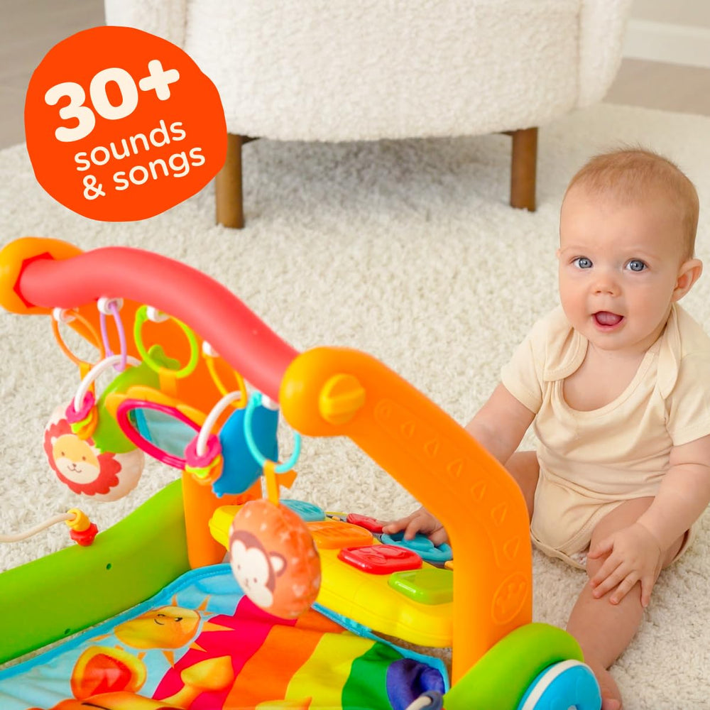 Move2Play baby walker gym demonstrates mobile play for early mobility.
