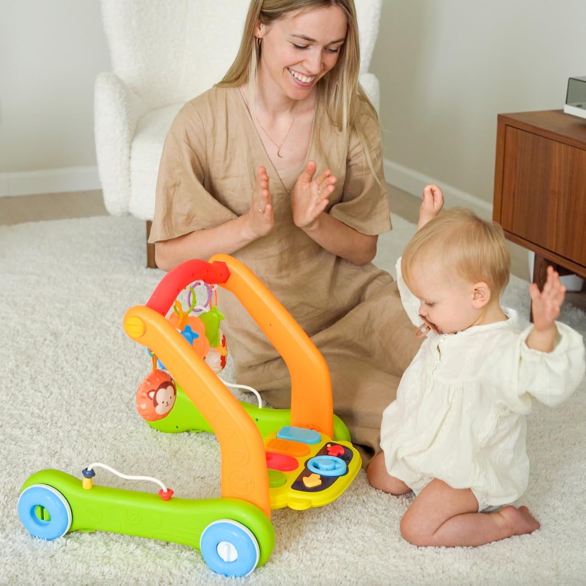 Move2Play mirror in gym encourages self-discovery and visual tracking.