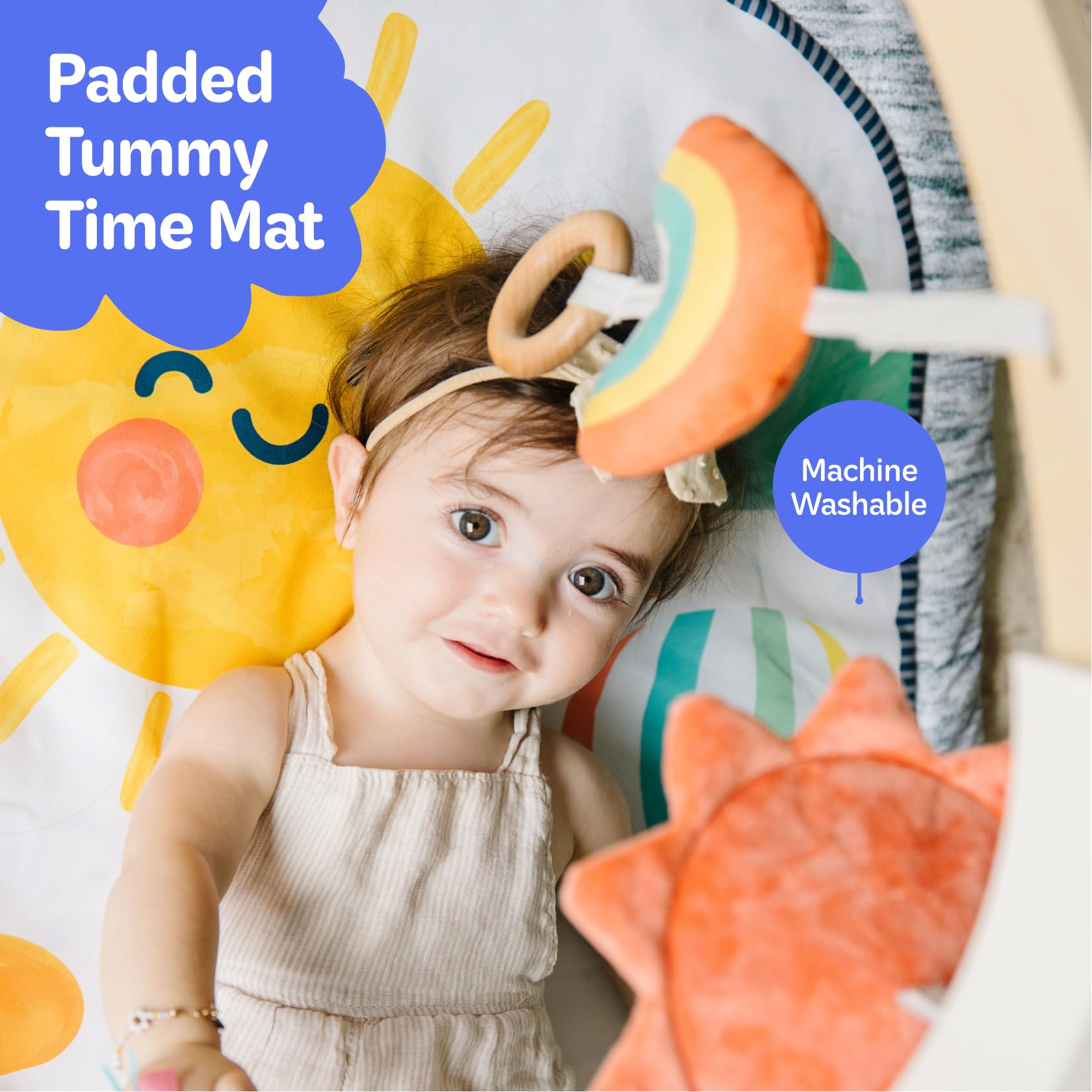 Move2Play montessori toy soft book high-contrast aids early recognition.