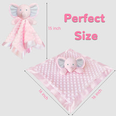 MOVEPAI pink elephant polka-dot fabric detail for tactile play