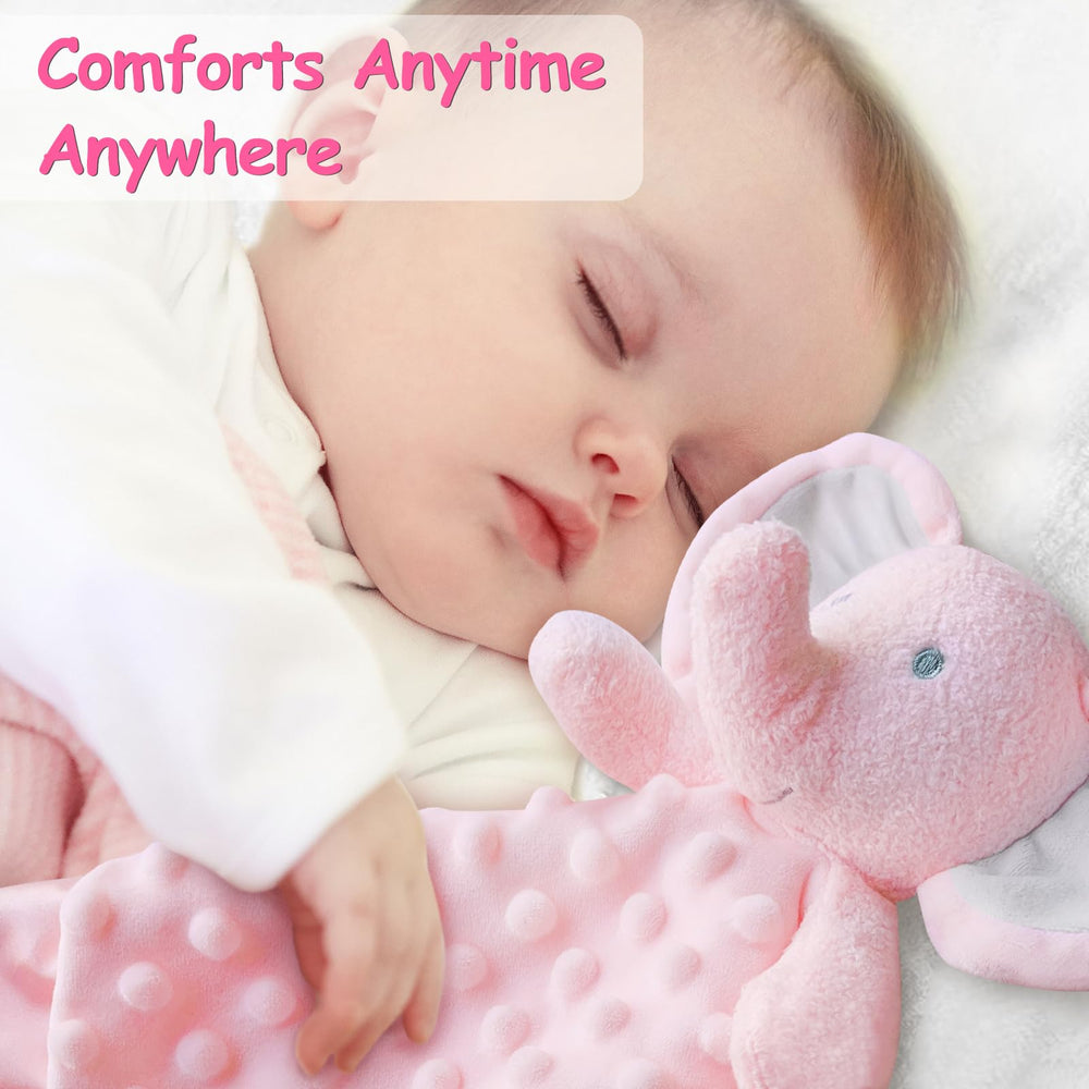 MOVEPAI soft plush fabric with satin trim for tiny hands