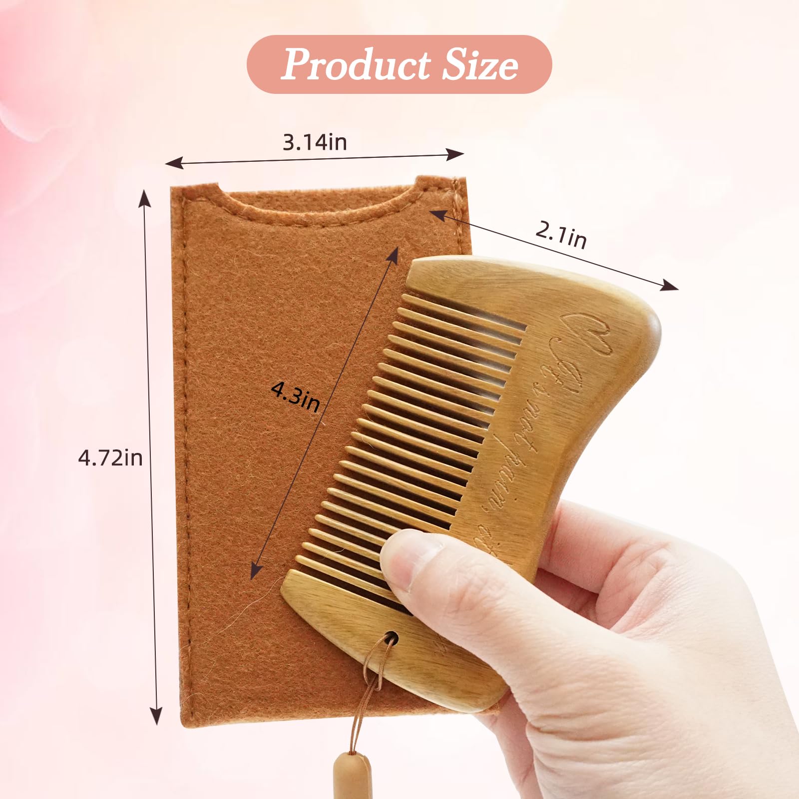 Mowawa sandalwood birthing comb care tips help maintain finish.