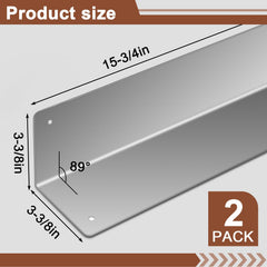 Moxweyeni corner guard closeup shows stainless steel durability against impact and weather.