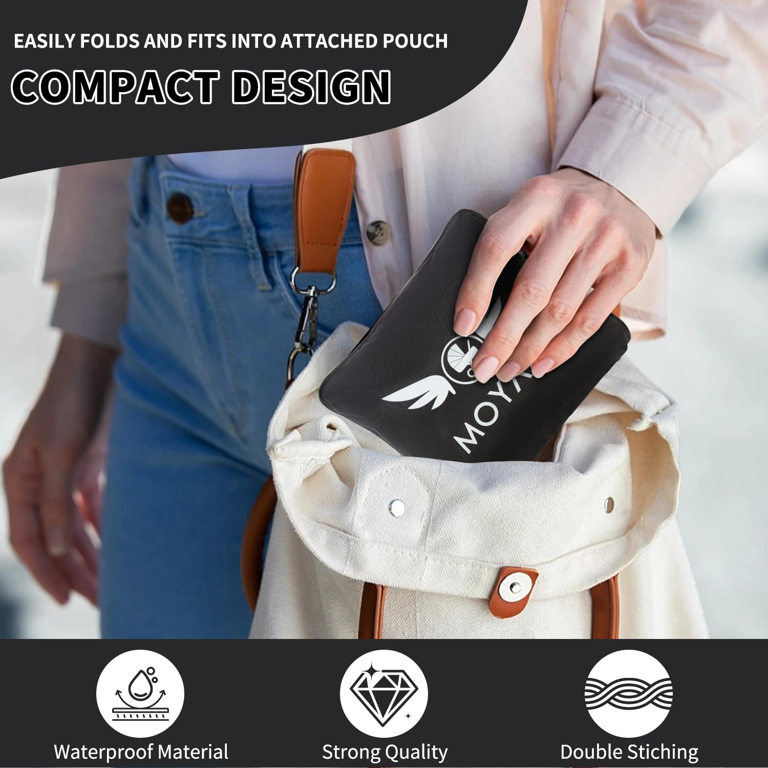 MOYAQI car-seat travel bag cover protects seats from scratches and dust.