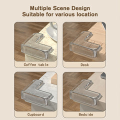 MOYONTE soft silicone corner guard protecting furniture edges during playtime
