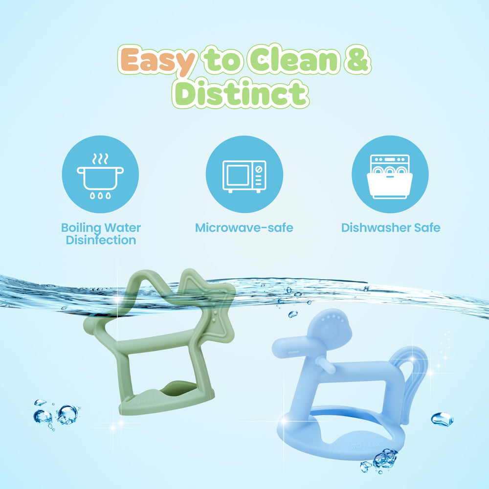 MOYUUM hygienic self-standing design promotes cleanliness and display