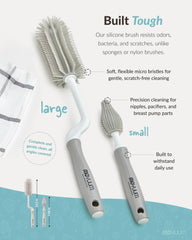 MOYUUM platinum silicone material ensures safe, durable cleaning