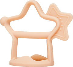 MOYUUM Silicone Star Teether Toy with star texture for soothing teething moments.