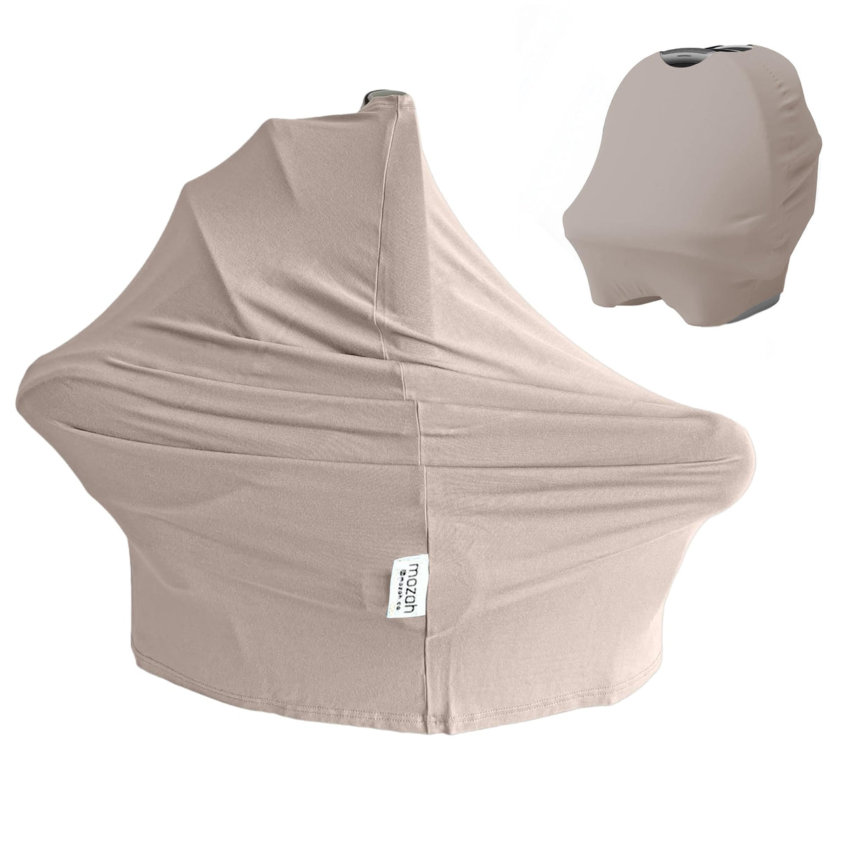 MOZAH Baby Multi-Use Cover car-seat offers full coverage and privacy on the go.