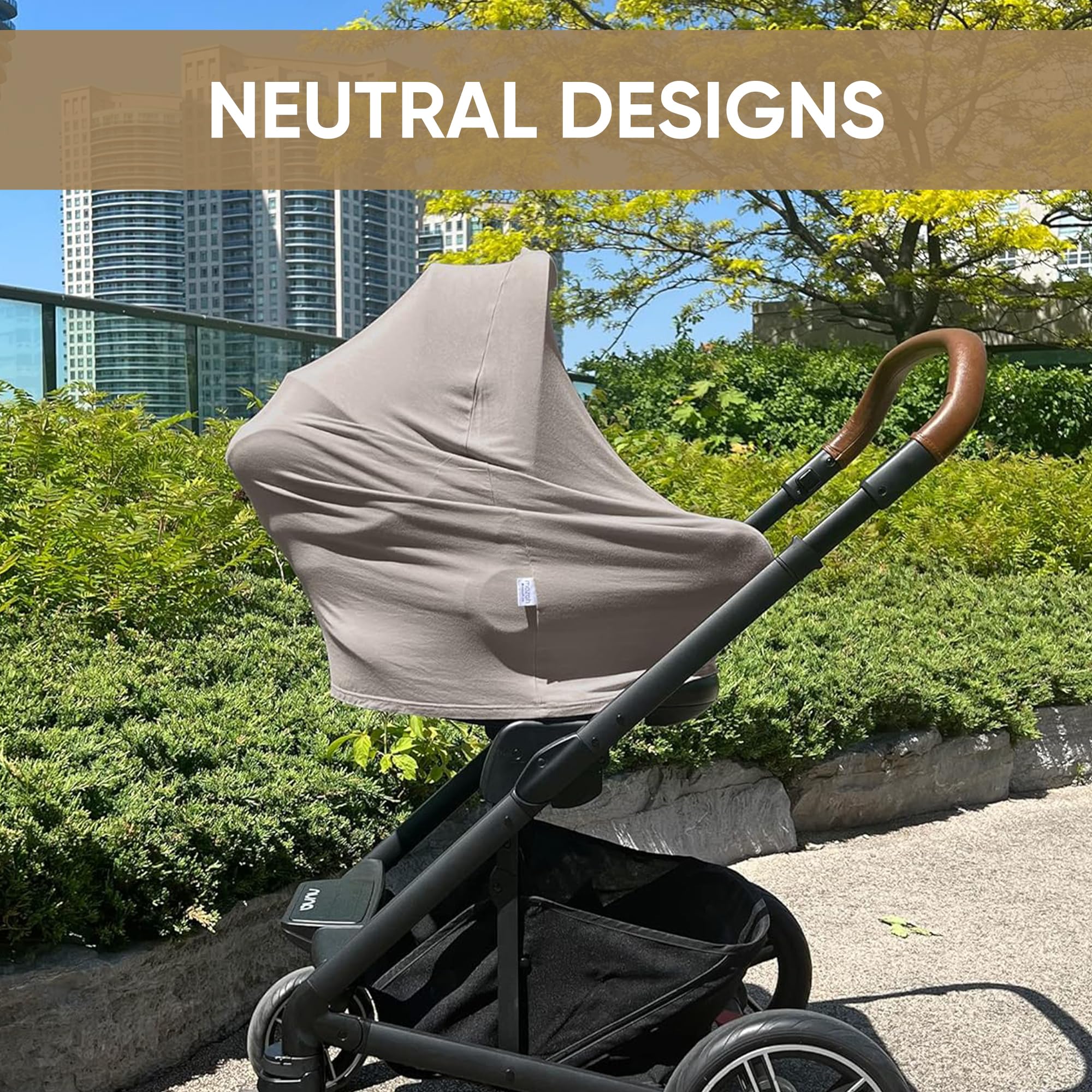 MOZAH 96% rayon cover is lightweight and easy to tuck in a bag.