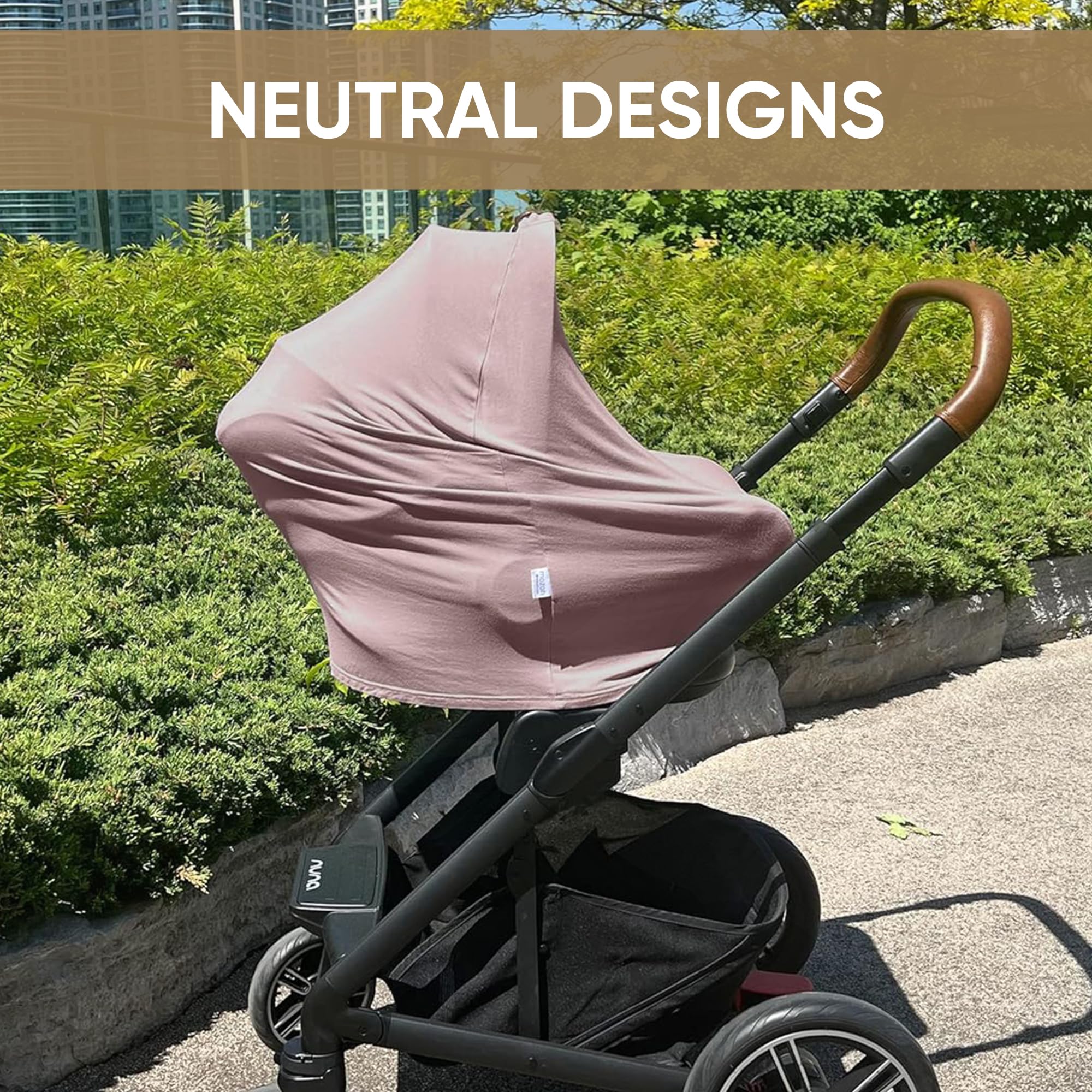 MOZAH Baby Multi-Use Cover rayon fabric detail showing soft drape and breathability.