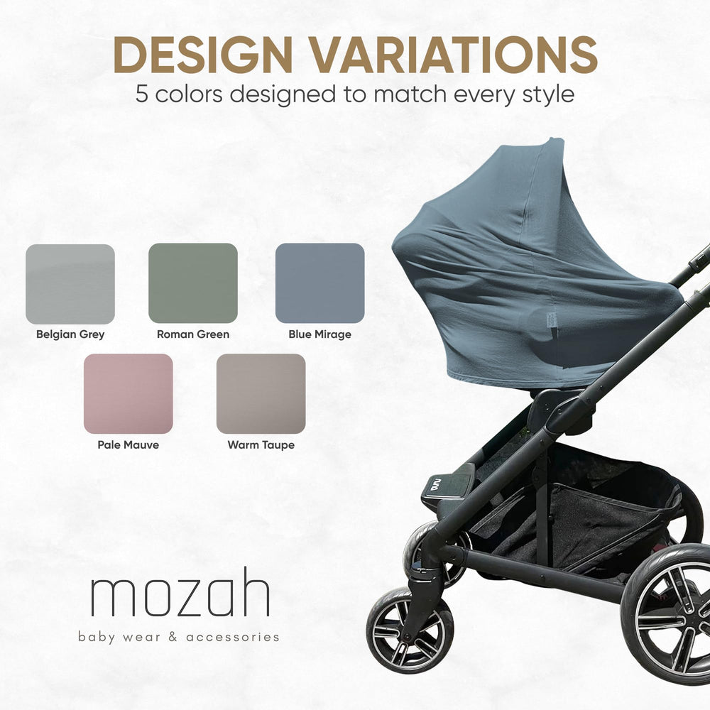 MOZAH Blue Mirage high chair cover protects fabrics and adds privacy