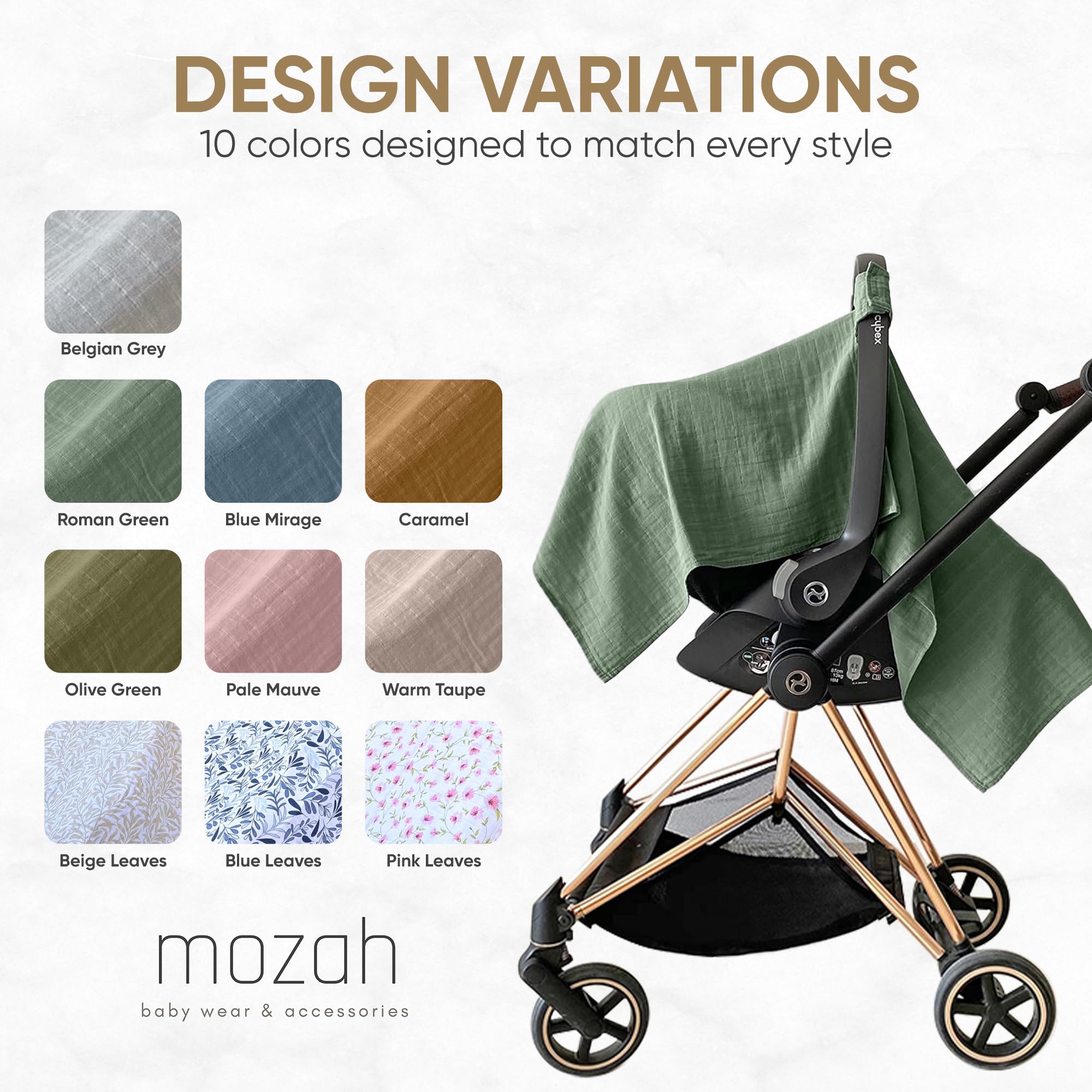 MOZAH care image shows easy low-temperature washing.