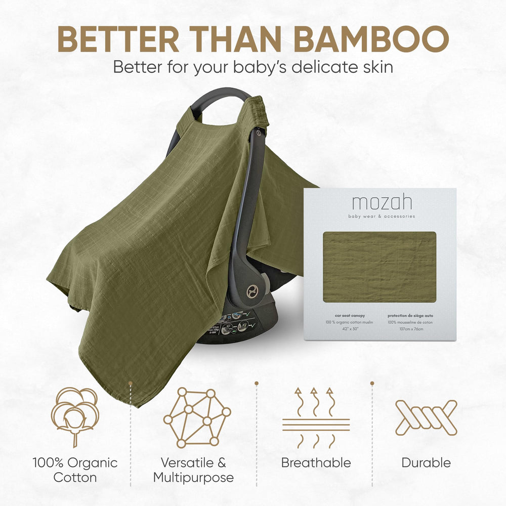 MOZAH gift-ready baby cover is a thoughtful registry gift option