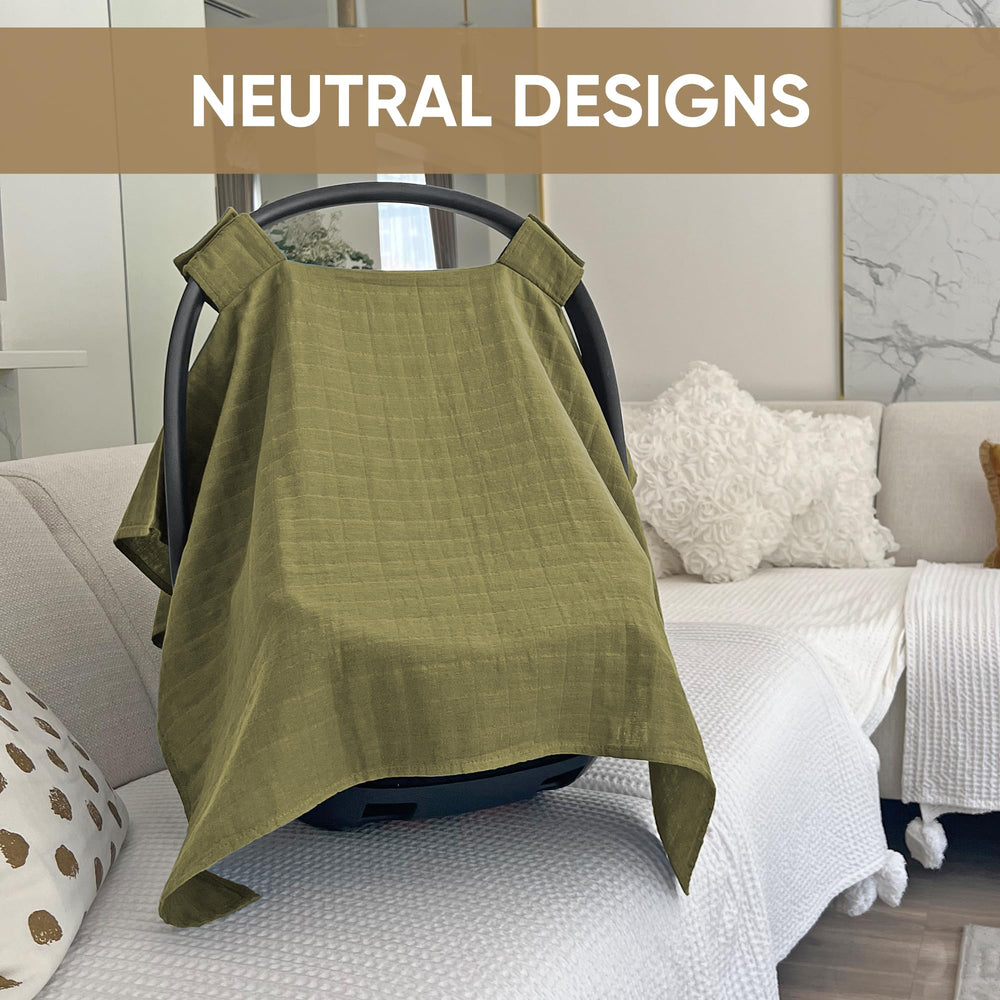 MOZAH muslin baby cover with soft texture becomes softer with every wash