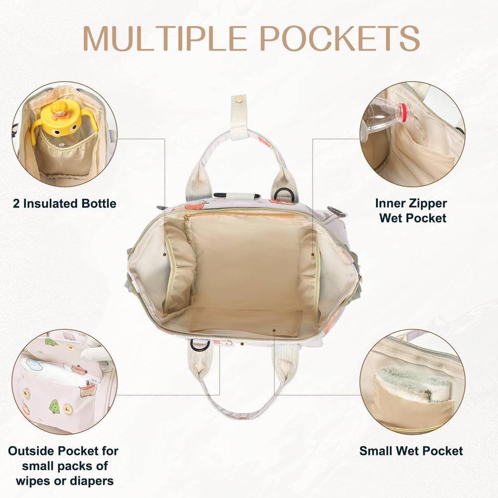 Mozzilog small diaper bag stroller clip showcases easy on-the-go parenting convenience