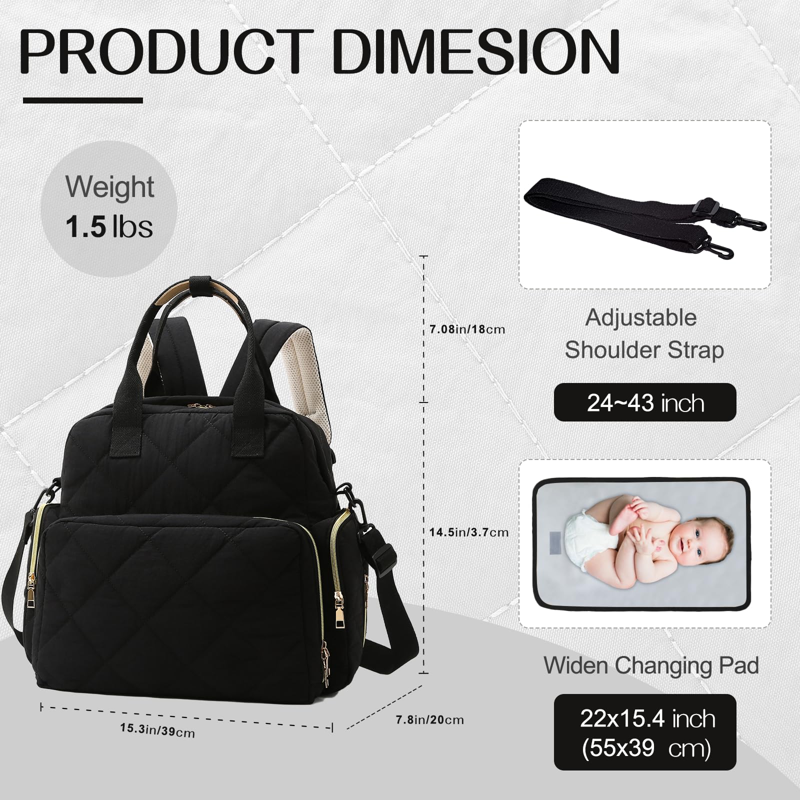 Mozzilog stroller attachment compatible design for hands-free trips