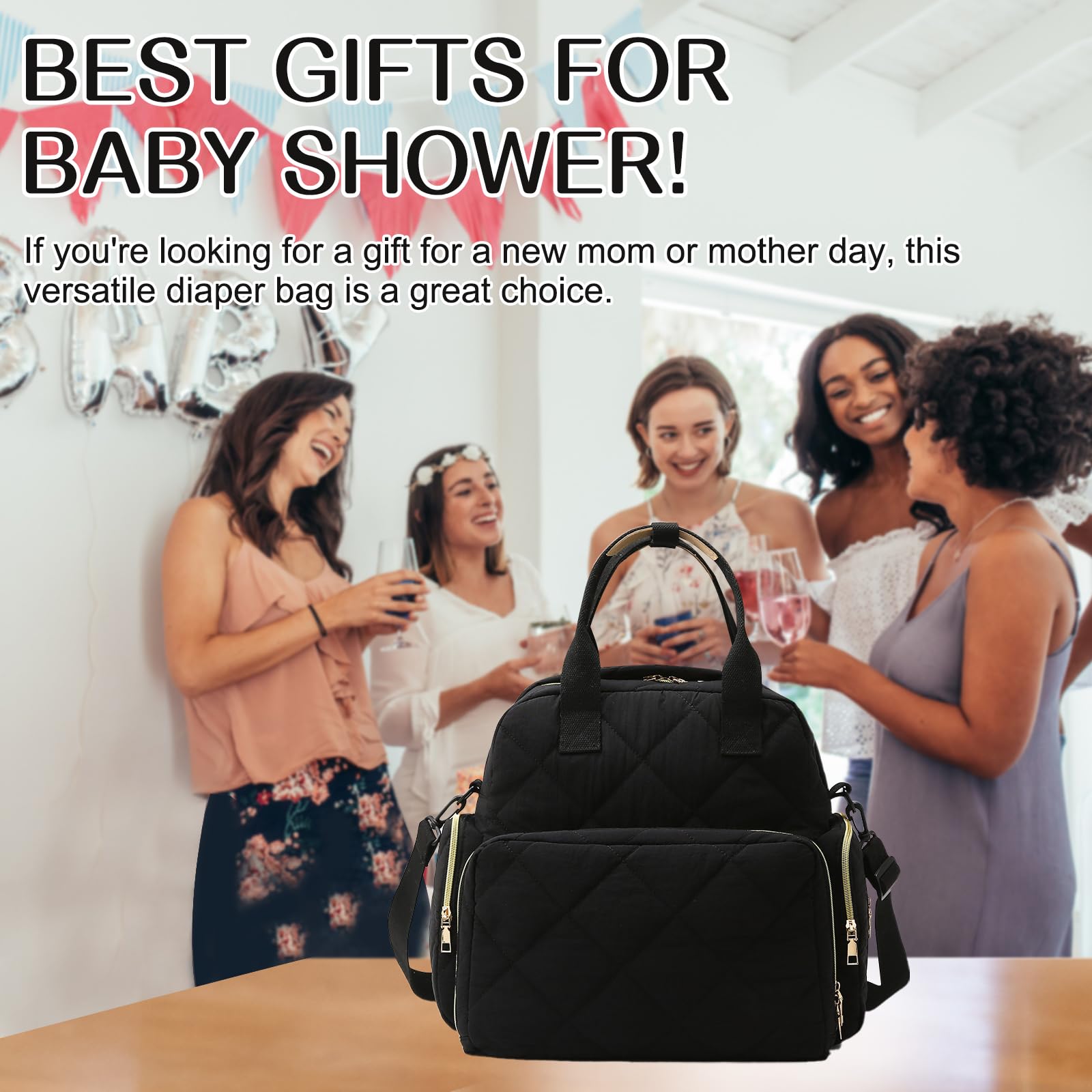 Mozzilog waterproof nylon exterior keeps items dry and easy to clean