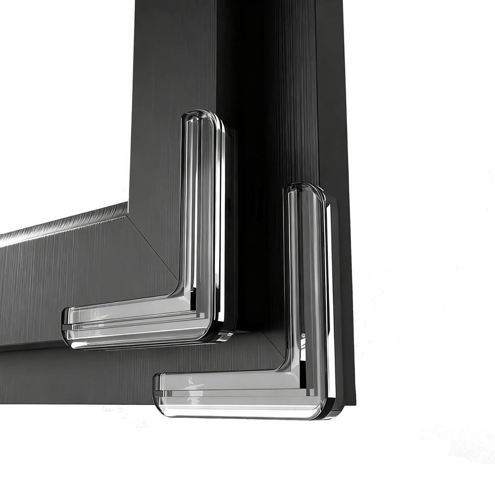 MPMR clear PVC corner guard in L-shape design protects table edges from everyday bumps