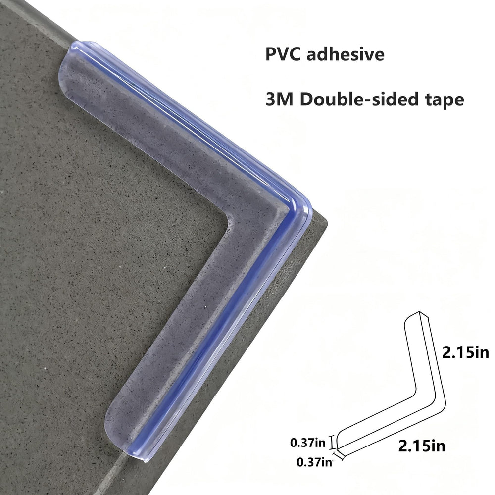 MPMR clear PVC material close-up shows crystal clarity for seamless decor