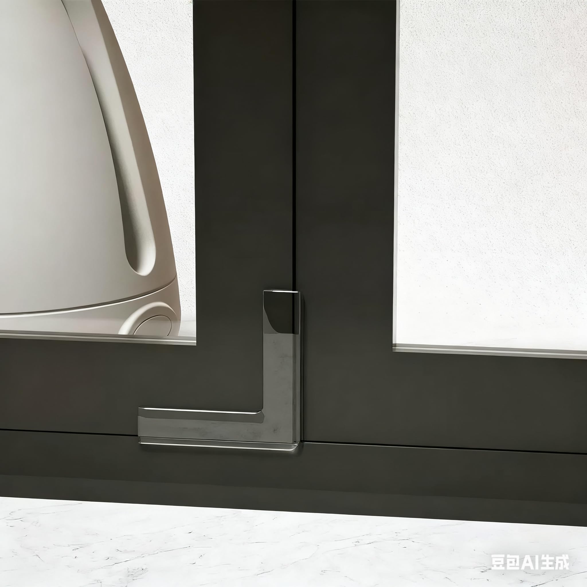 MPMR corner guard on door frame provides soft protection near entryways