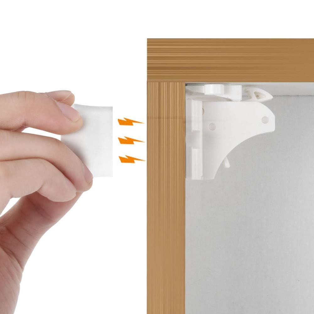 MQP magnetic keys system enables easy parent access while keeping cabinets child-safe.