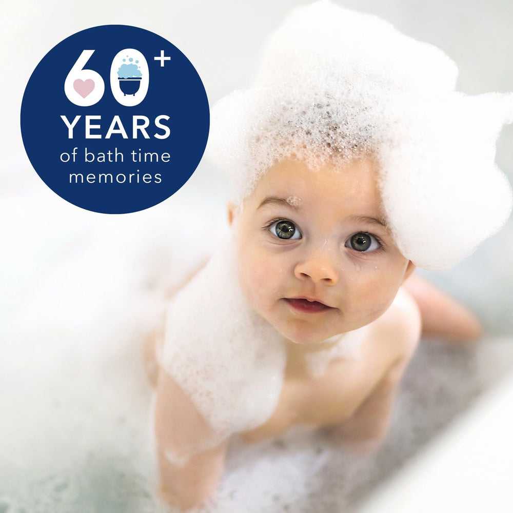Mr. Bubble safe-for-baby paraben-free label communicates gentle, family-friendly care.