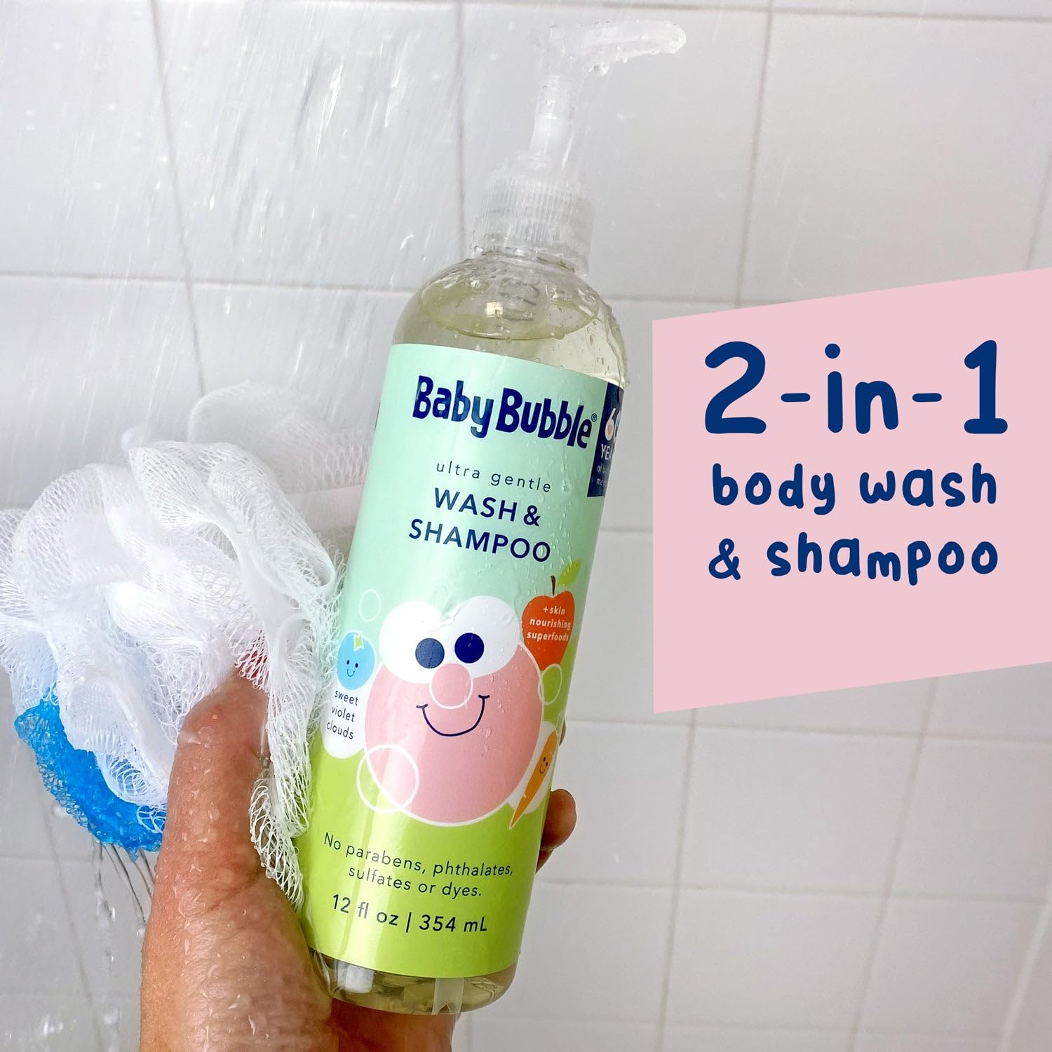 Mr. Bubble trust-60-years heritage shines in timeless bath care.